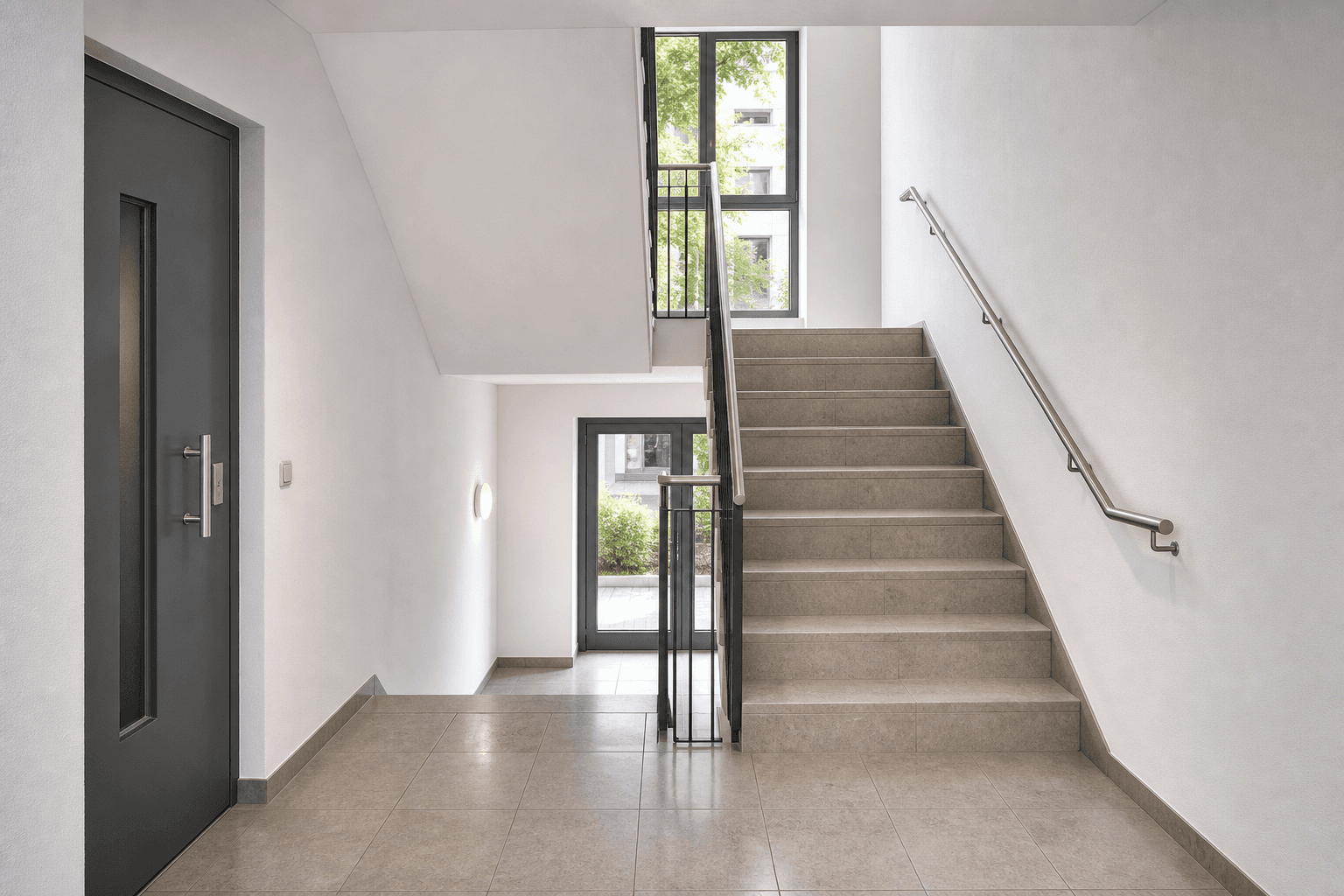 Treppenhausreinigung nachher